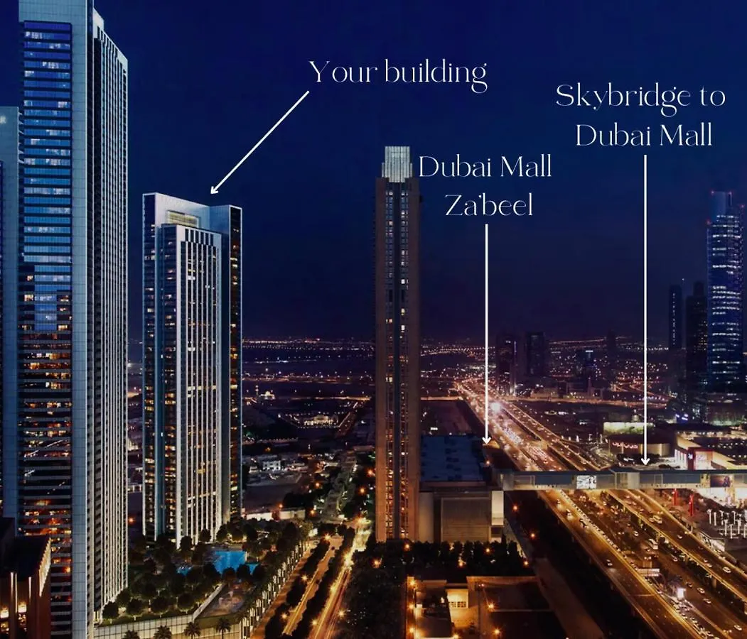 Sleeps 8 Burj Views Direct Dubai Mall Access 0*,